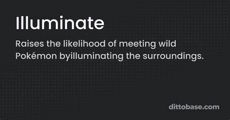 pokemon illuminate|pokemon illuminate ability.